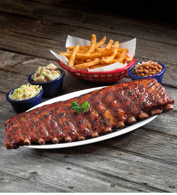 Order St. Louis Ribs, Full Slab food online from Red Hot & Blue store, North Richland Hills on bringmethat.com