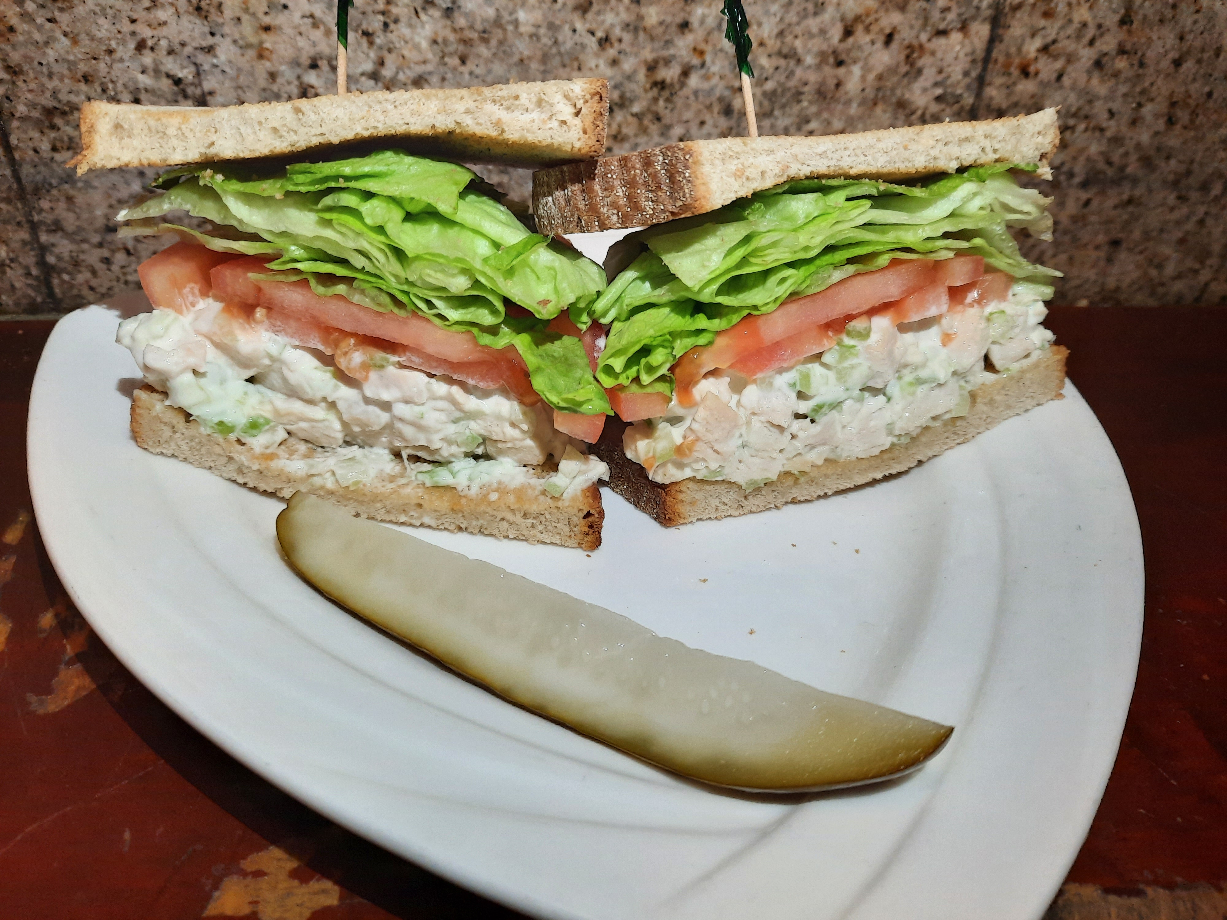 Order Classic White Tuna Salad Sandwich  food online from Galaxy Diner store, New York on bringmethat.com