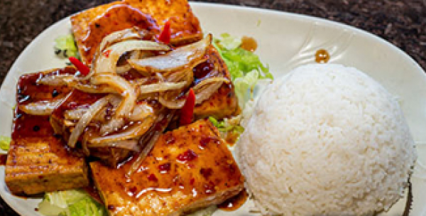 Order V13. Spicy BBQ Tofu food online from Chopstix store, Seaside on bringmethat.com