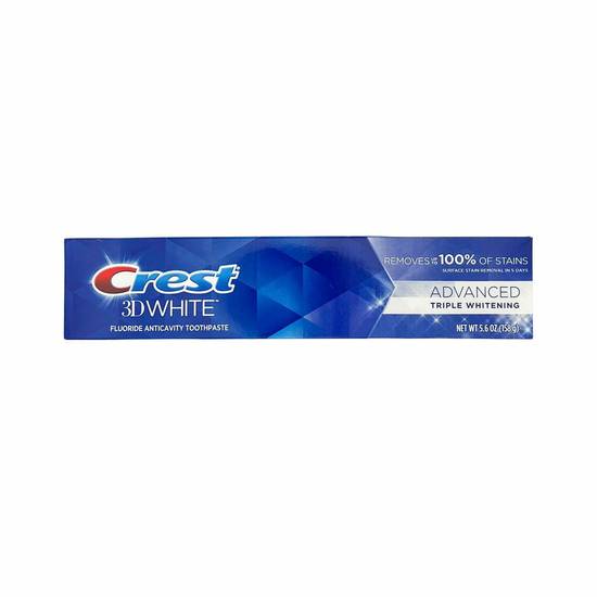 Order Crest 3D Advanced Whitening Toothpaste food online from IV Deli Mart store, Goleta on bringmethat.com