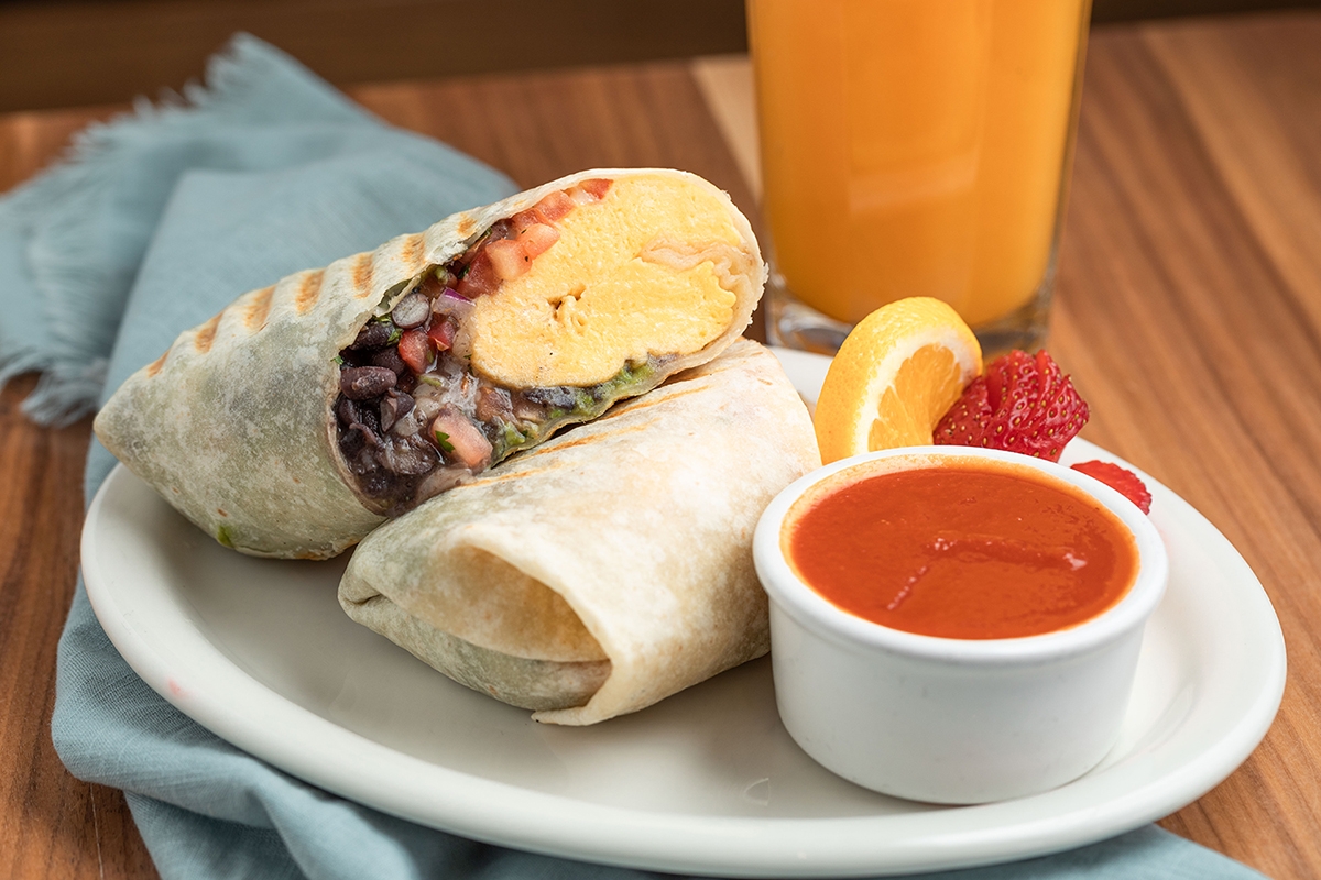 Order Breakfast Burrito food online from Urth Caffe store, West Hollywood on bringmethat.com