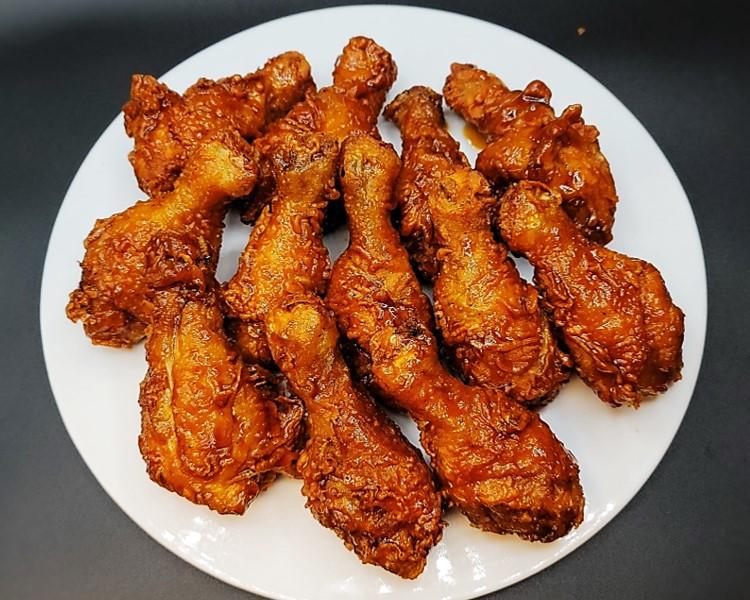 Order Dozen Drumsticks (12pcs) # food online from Honey Dress Fried Chicken store, Torrance on bringmethat.com