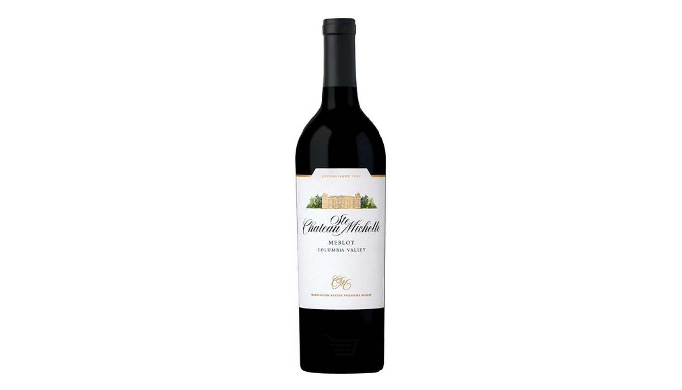 Order Chateau Ste Michelle Columbia Valley 100% Vinifera Rootstock Merlot 750mL food online from Liquor Palace store, Burbank on bringmethat.com
