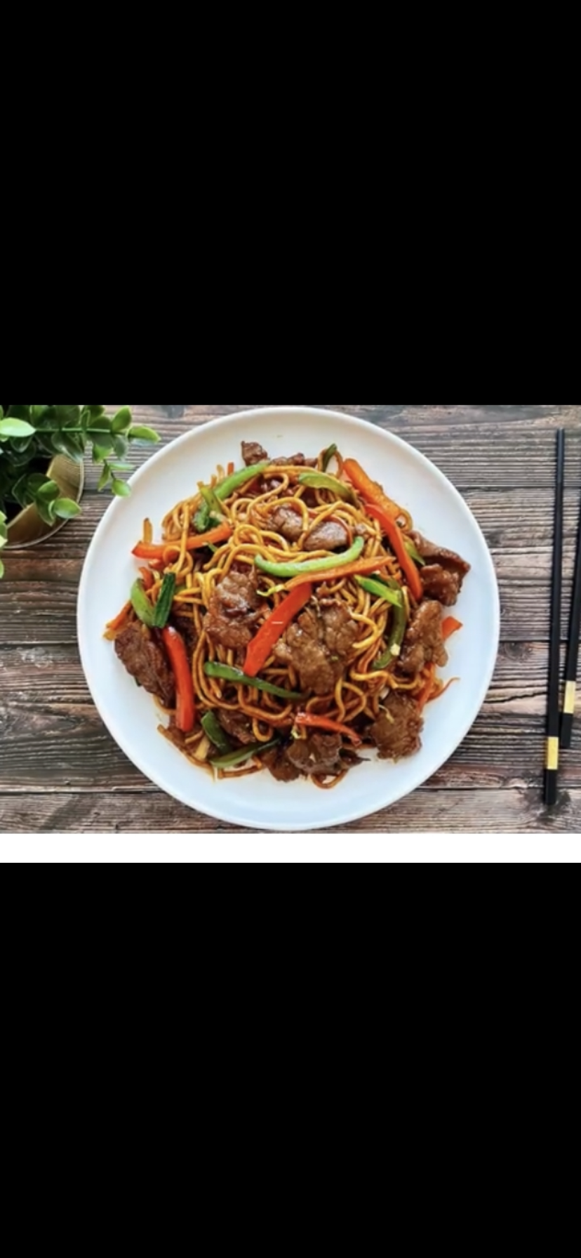Order 46. Beef Lo Mein（L） food online from New China Express store, Newport News on bringmethat.com