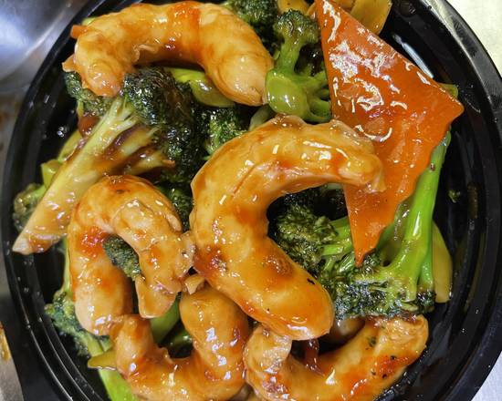 Order Veggie Shrimp with Broccoli  food online from Asian Wok store, Alexandria on bringmethat.com