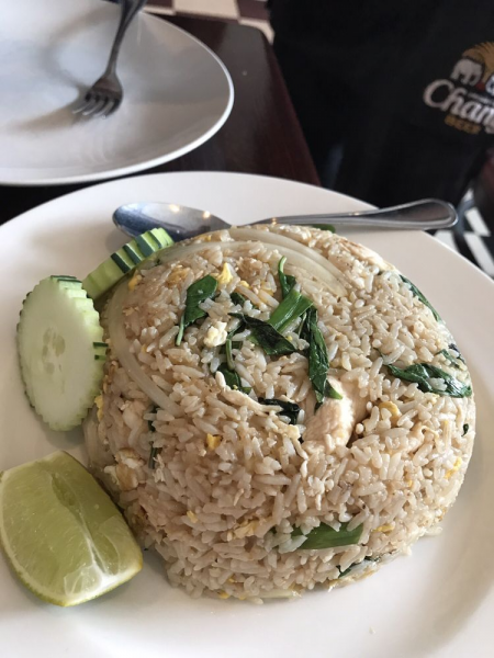 Order Basil Fried Rice food online from Thai Restaurant store, Forest Park on bringmethat.com