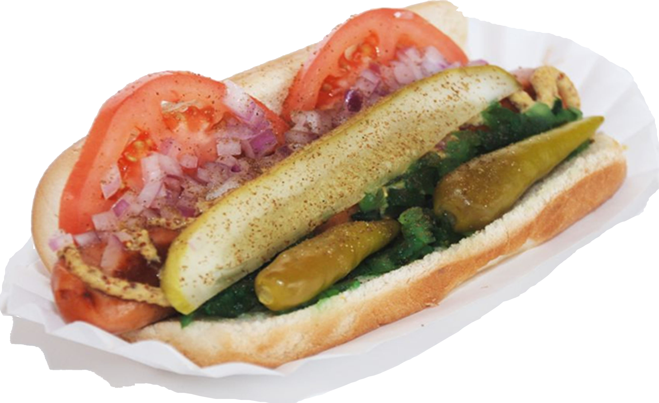 Order Chicago Dog food online from Steve's Snappin Dogs store, Denver on bringmethat.com