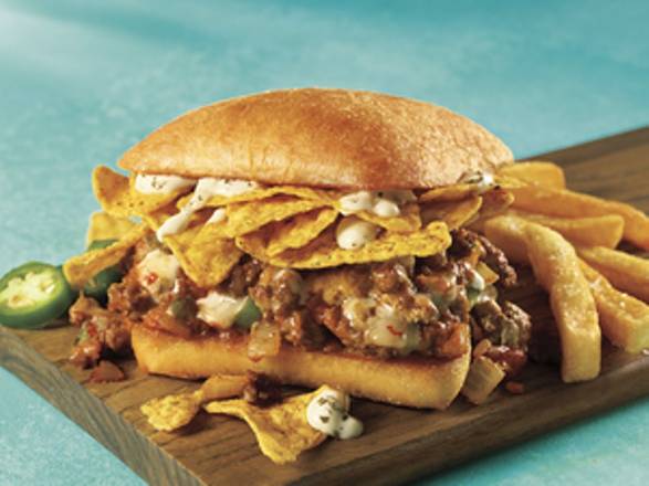 Order Doritos® Cool Ranch® ChoppedCheese Burger food online from Friendly's store, Deptford on bringmethat.com
