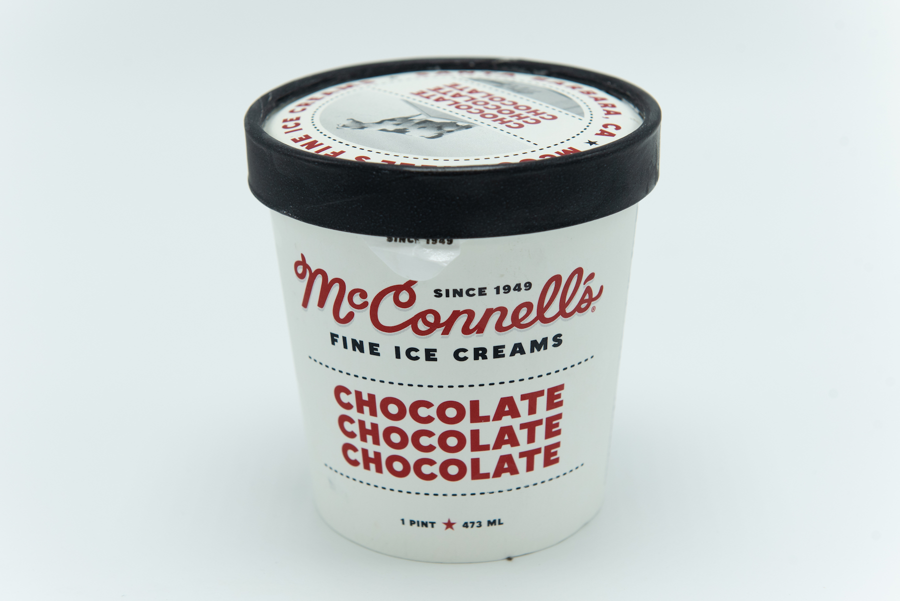Order McConnell's fine ice cream | chocolate , 1 pint  food online from Sandpiper Liquors store, Summerland on bringmethat.com