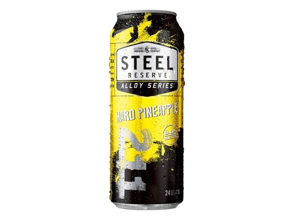Order Steel Reserve Alloy Series Hard Pineapple - 24oz Can food online from Jenny Liquors store, Mt Prospect on bringmethat.com