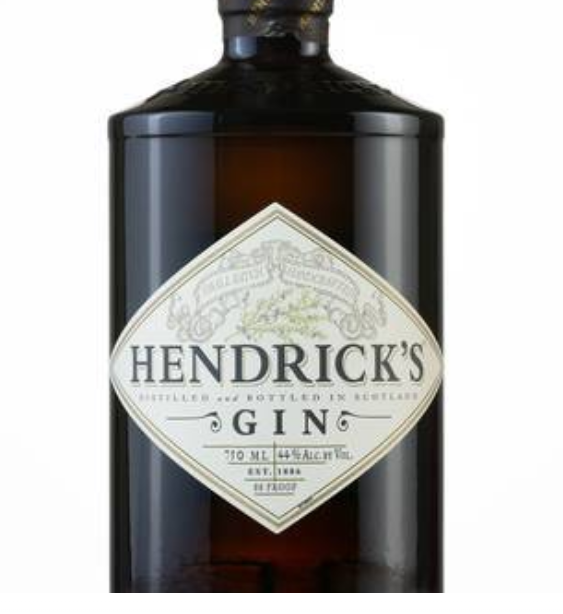Order Hendrick's, 750 ml. Gin food online from Tigers Liquors store, San Francisco on bringmethat.com