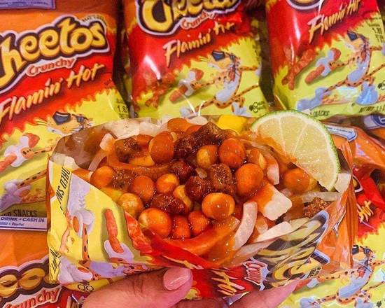Order Crazy Hot Cheetos (Hot Cheetos Locos) food online from Don Tavo's Tejuino store, Los Angeles County on bringmethat.com