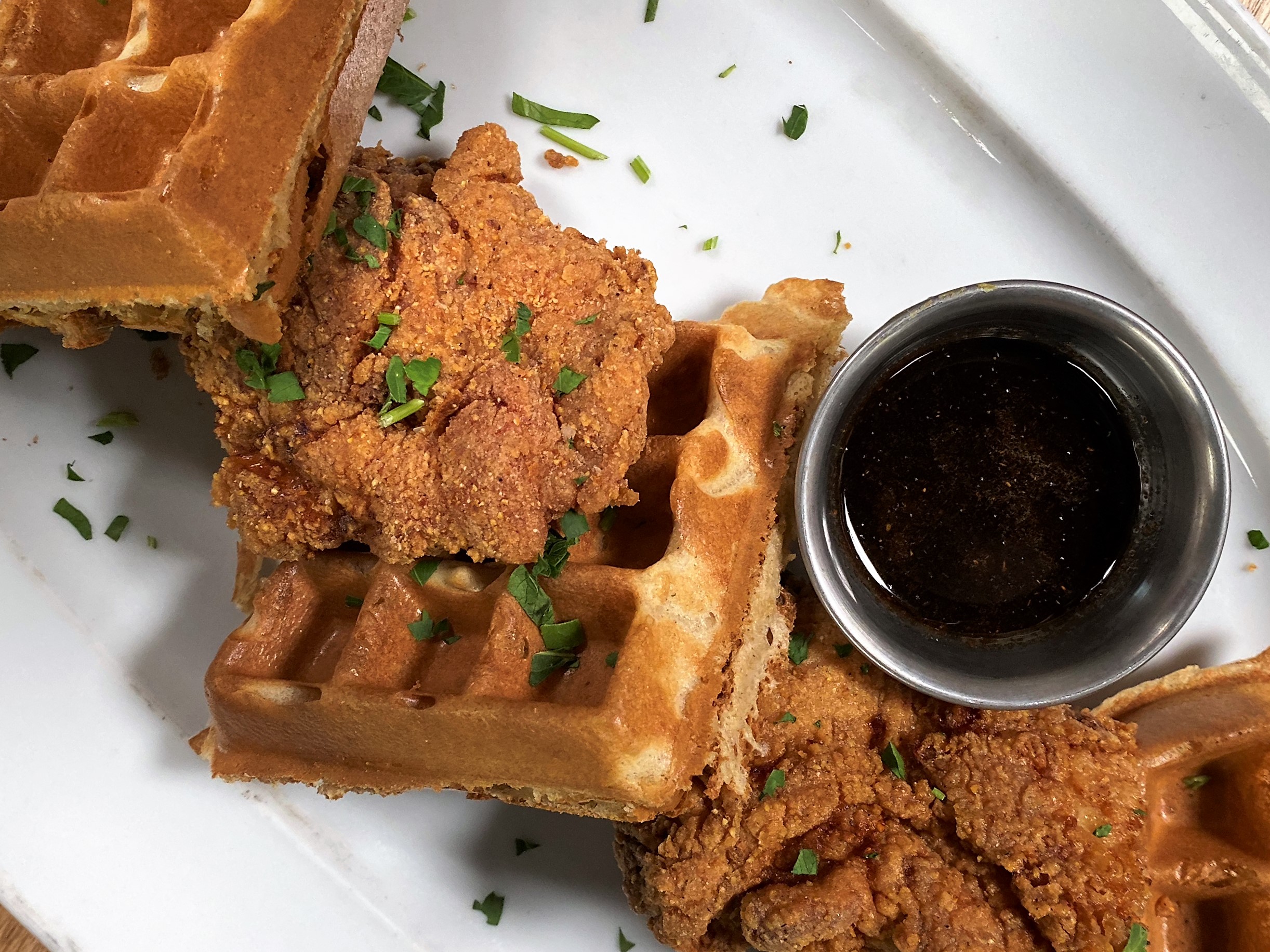 Order Fried Chicken and Waffles  food online from Taphouse Kitchen store, Phoenix on bringmethat.com