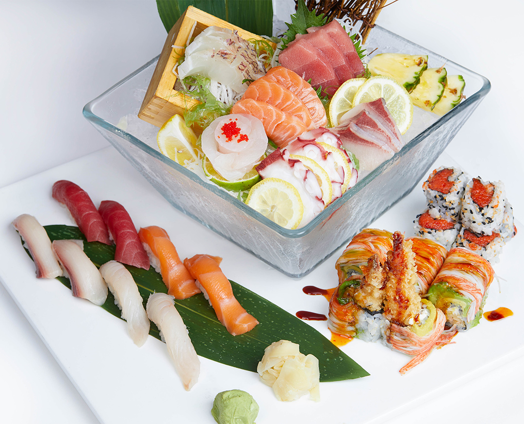 Order Sushi and Sashimi Combo for 2 food online from MoCA Woodbury store, Woodbury on bringmethat.com