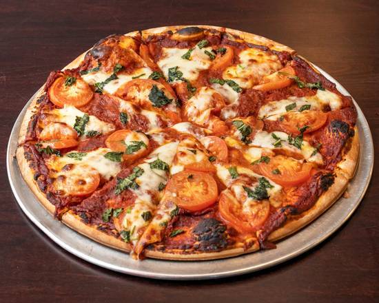 Order Margherita Pizza food online from Halftime Pizza store, Toledo on bringmethat.com