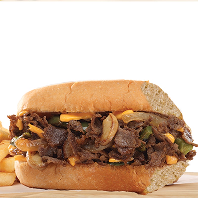 Order Lil Cheesesteak food online from Hwy 55 Burgers Shakes & Fries store, Garner on bringmethat.com