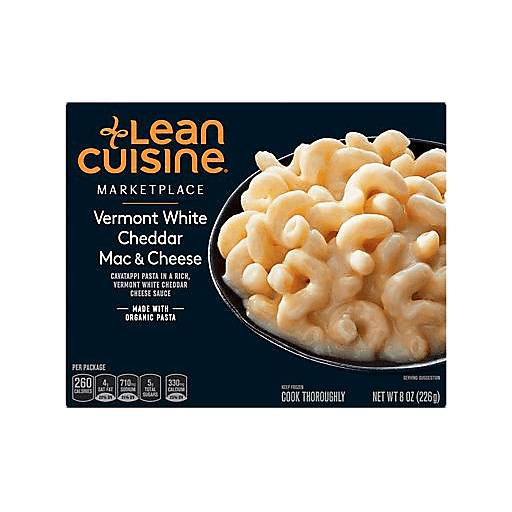 Order Lean Cuisine Vermont White Cheddar Mac & Cheese  (8 OZ) 40602 food online from Bevmo! store, Pasadena on bringmethat.com