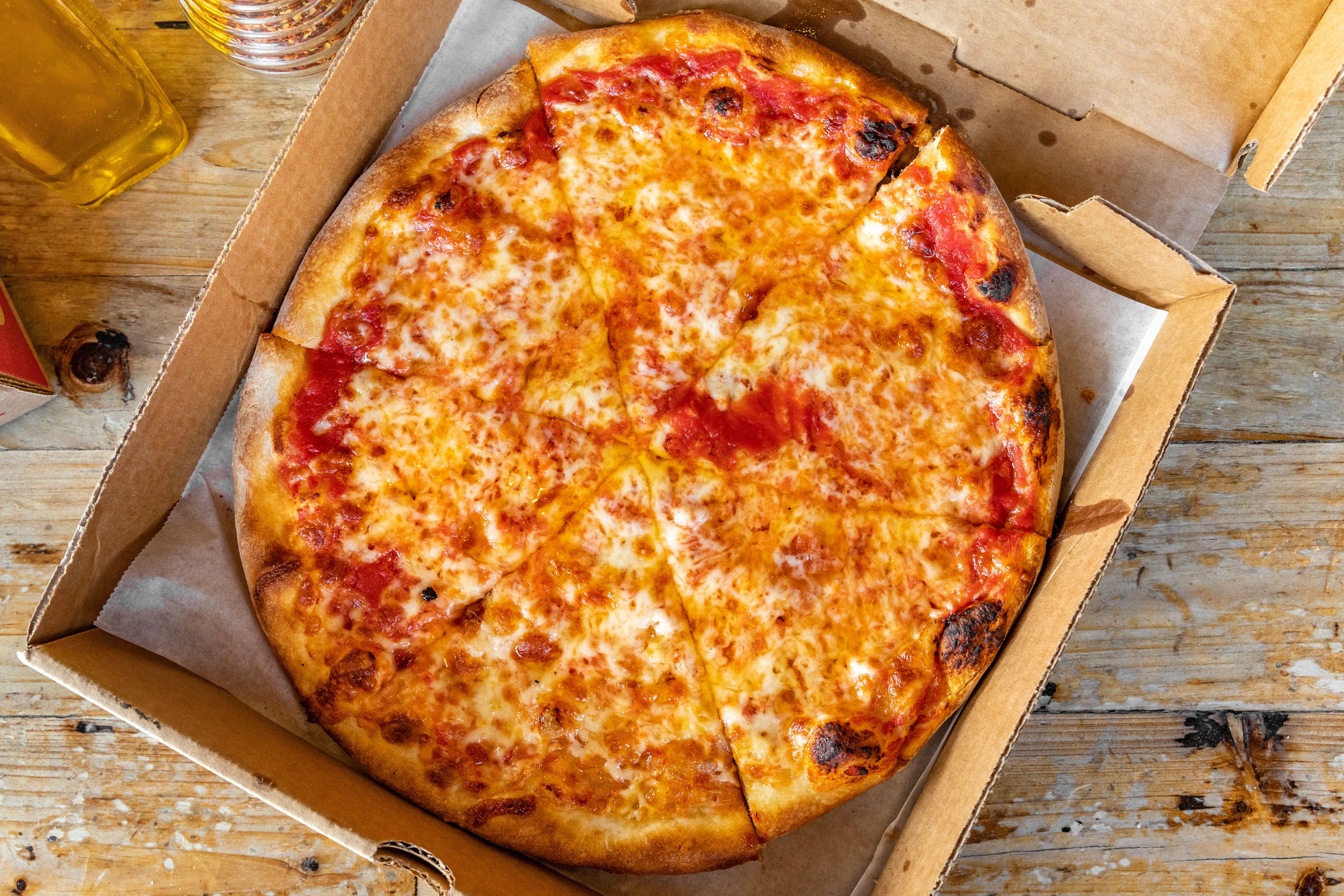 Order Cheese Pizza - Individual 10'' (Serves 1 Person) food online from Trumbull Pizza Co store, Trumbull on bringmethat.com