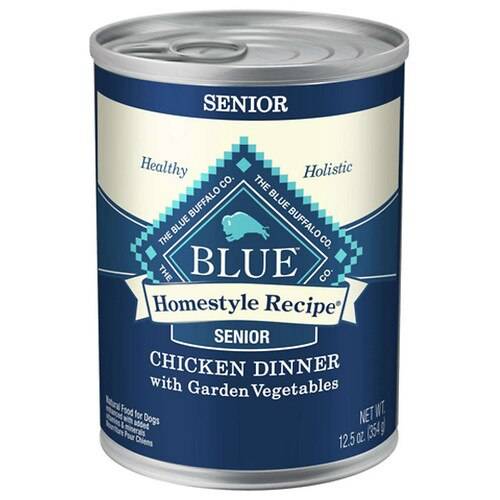 Order Blue Buffalo Homestyle Recipe for Senior Dogs, Chicken Dinner Flavor - 12.5 oz food online from Walgreens store, Green Cove Springs on bringmethat.com