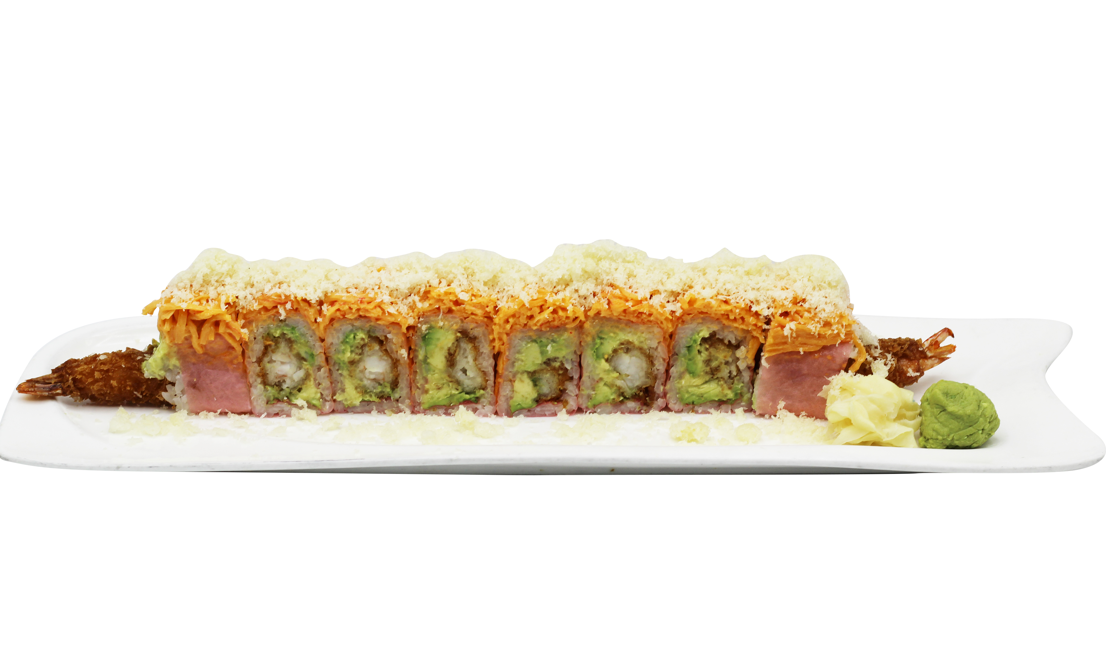Order Angry Birds Roll (8 pc.) food online from Chin-Chin Cafe store, Ashburn on bringmethat.com
