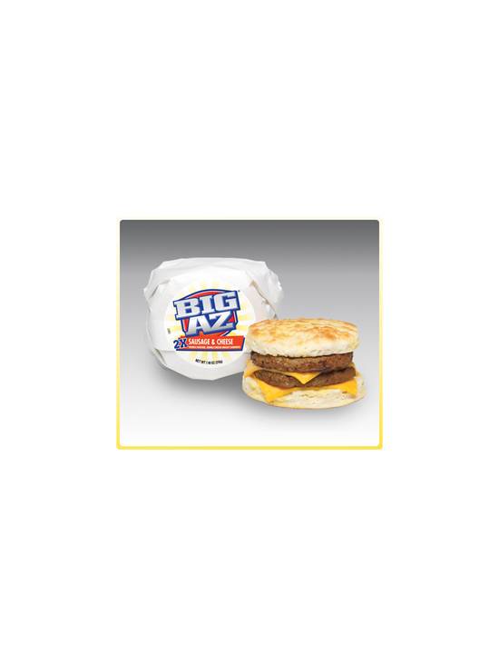Order 2X Sausage Cheese Biscuit BIG AZ food online from Chevron Extramile store, Tustin on bringmethat.com