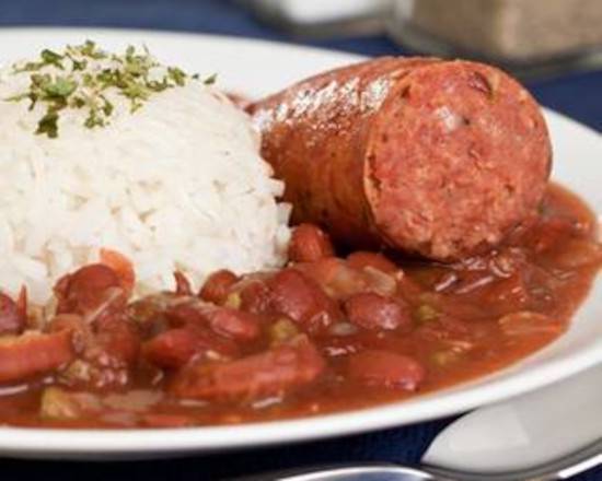 Order Cajun Red beans ,Grilled Chicken and Rice Dinner food online from Sho Out Den store, Jackson on bringmethat.com