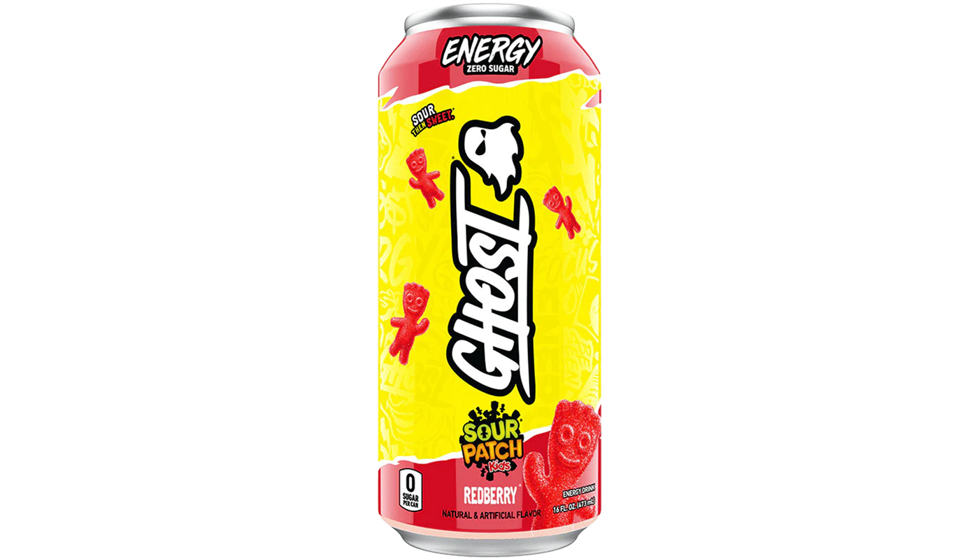 Order Ghost Redberry 16oz food online from Chevron Extramile store, San Jose on bringmethat.com