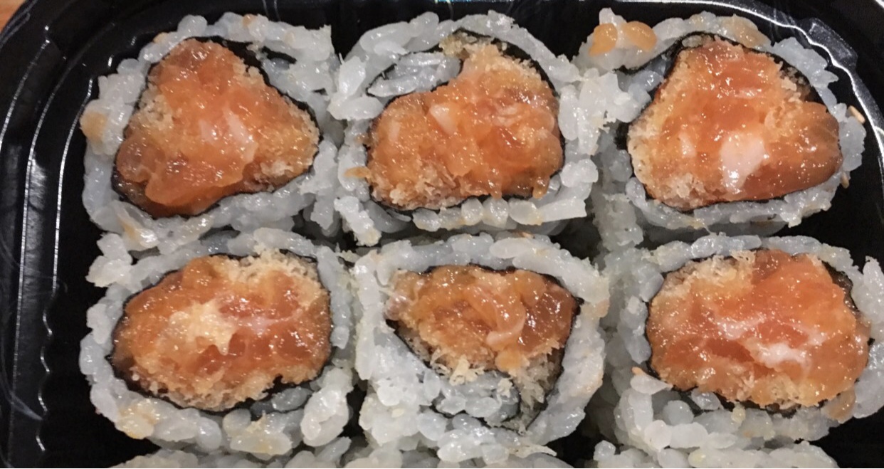 Order Spicy Crunchy Roll food online from Akimoto sushi store, New York on bringmethat.com
