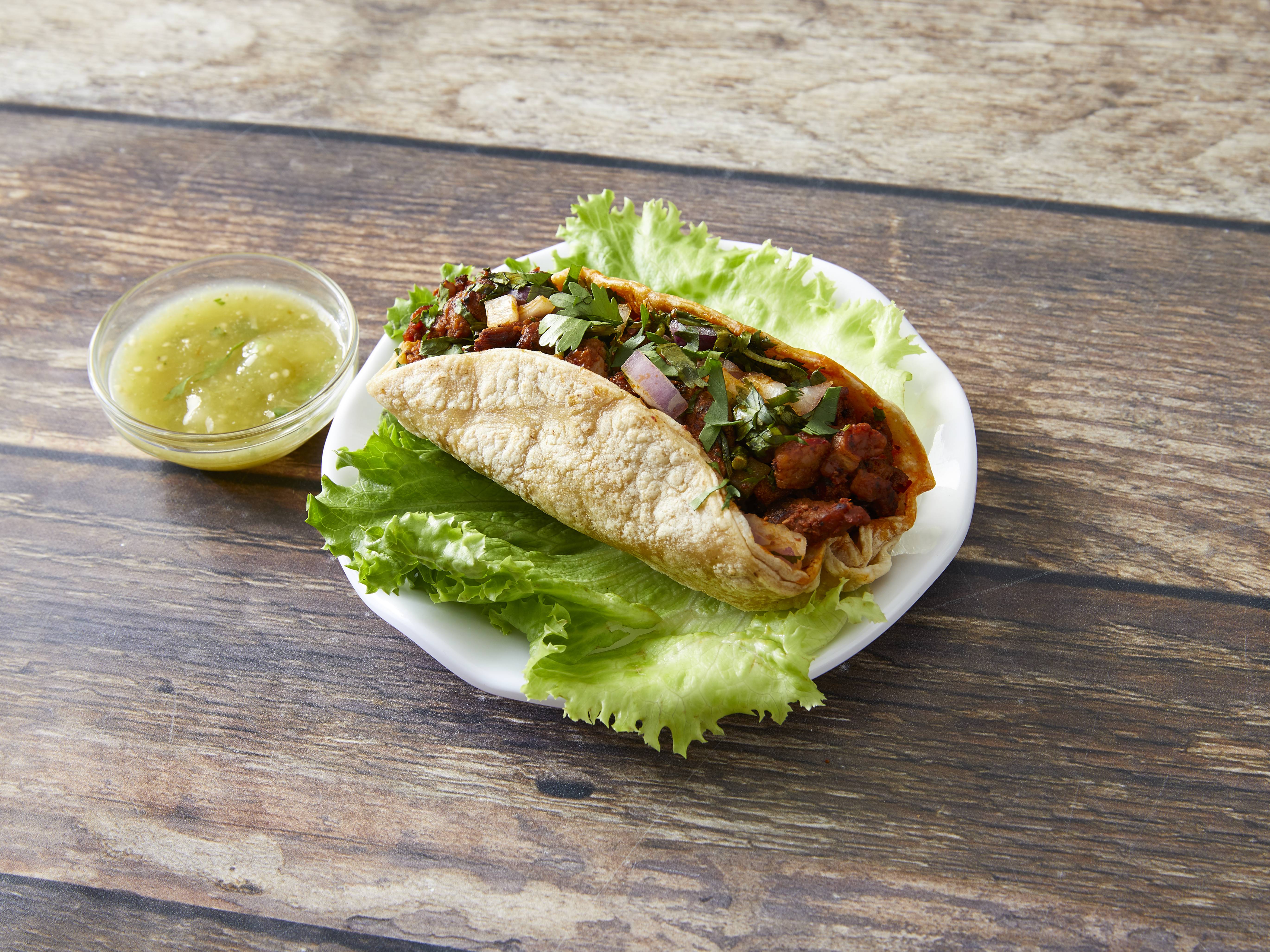Order Taco de Al Pastor food online from Restaurant Cuetzala store, Chicago on bringmethat.com