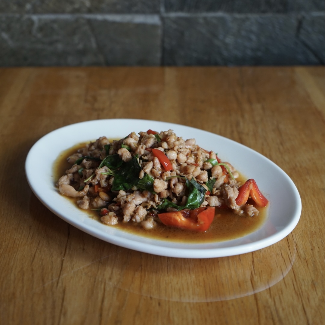 Order Stir Fried Basil food online from Lers Ros Thai store, San Francisco on bringmethat.com