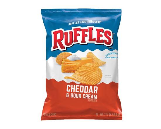 Order Cheddar Sour Cream Ruffles food online from Lucky California store, Hollister on bringmethat.com