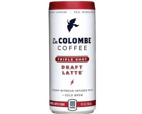 Order La Colombe Draft Latte Triple Shot Coffee, Can  9 fl oz  food online from Pit Stop Liquor Mart store, El Monte on bringmethat.com