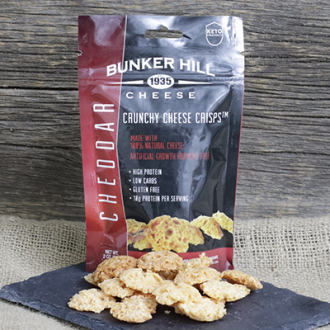 Order Kids Bunker Hill Cheddar Crunchy Cheese Crisps food online from Beef Jerky Outlet store, Kodak on bringmethat.com