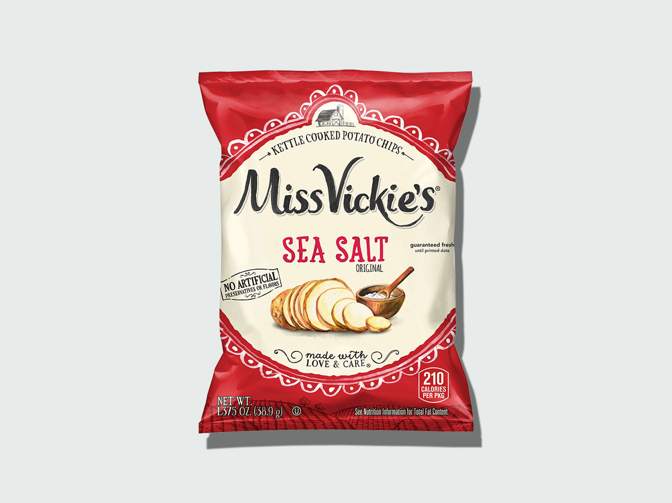 Order Miss Vickie's Sea Salt Chips food online from Freshii store, Westport on bringmethat.com