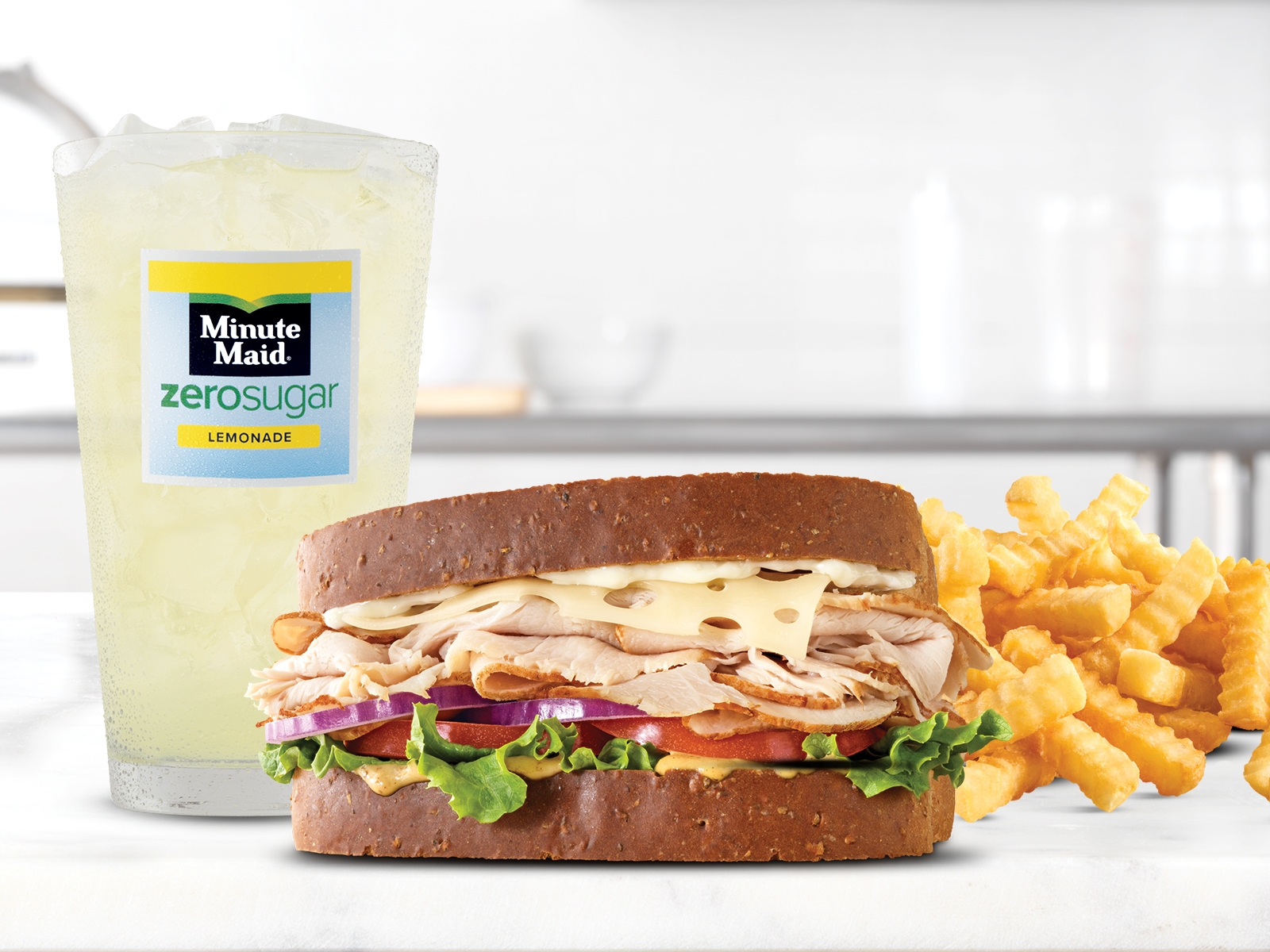 Order Roast Turkey & Swiss Sandwich Small Meal food online from Arby store, Downers Grove on bringmethat.com