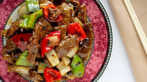 Order Beef in Black Bean Sauce (豉椒牛) food online from Hong Hua store, Farmington on bringmethat.com