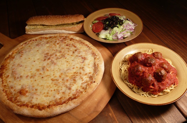 Order Veal Parmigiana Dinner food online from Guido Pizza & Pasta store, Van Nuys on bringmethat.com