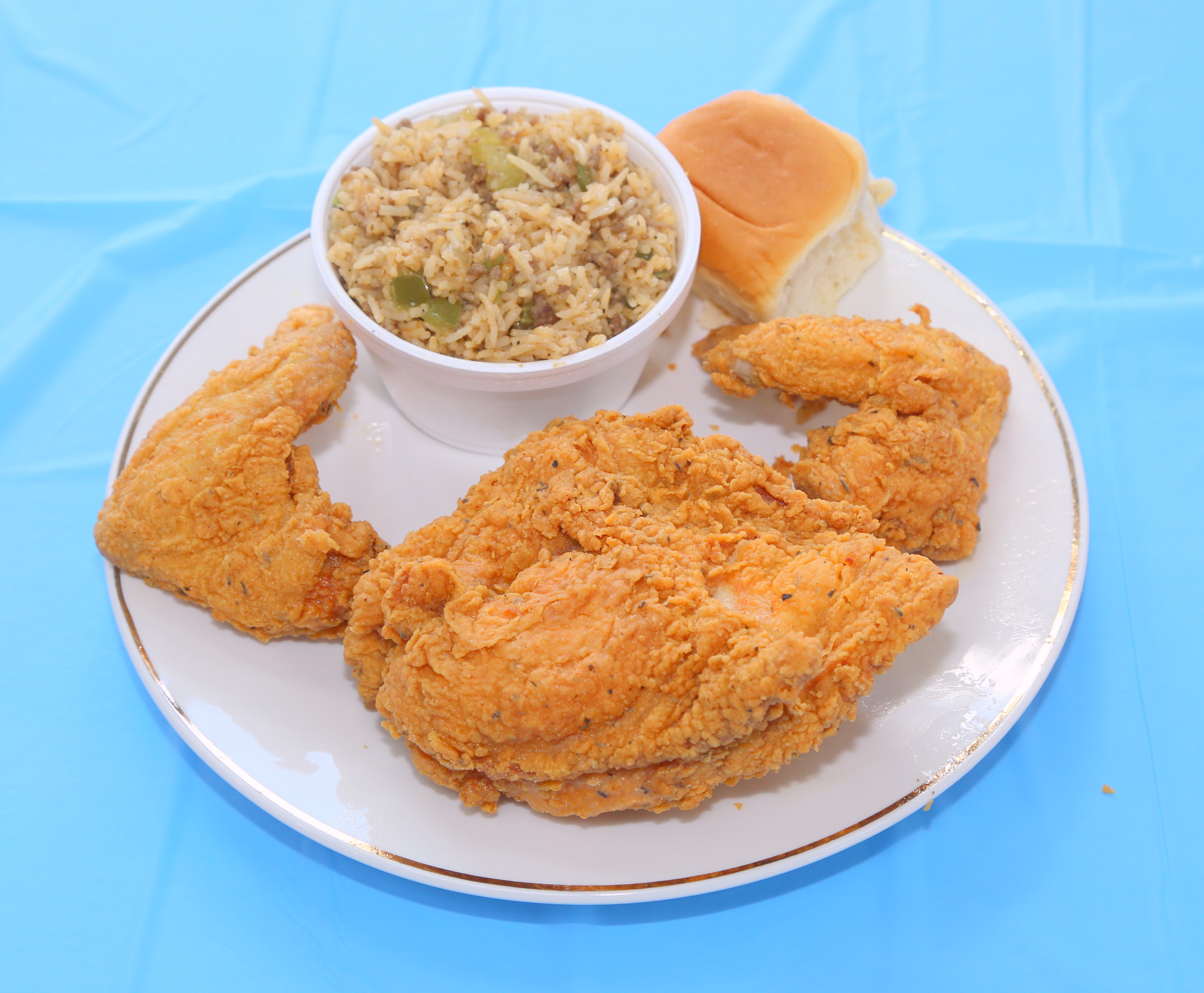 Order 3 Pieces White Meat Meal Deal Dinner food online from Louisiana Fried Chicken store, Humble on bringmethat.com