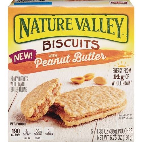Order Nature Valley Biscuits 5CT, Peanut Butter  food online from CVS store, ORANGEBURG on bringmethat.com
