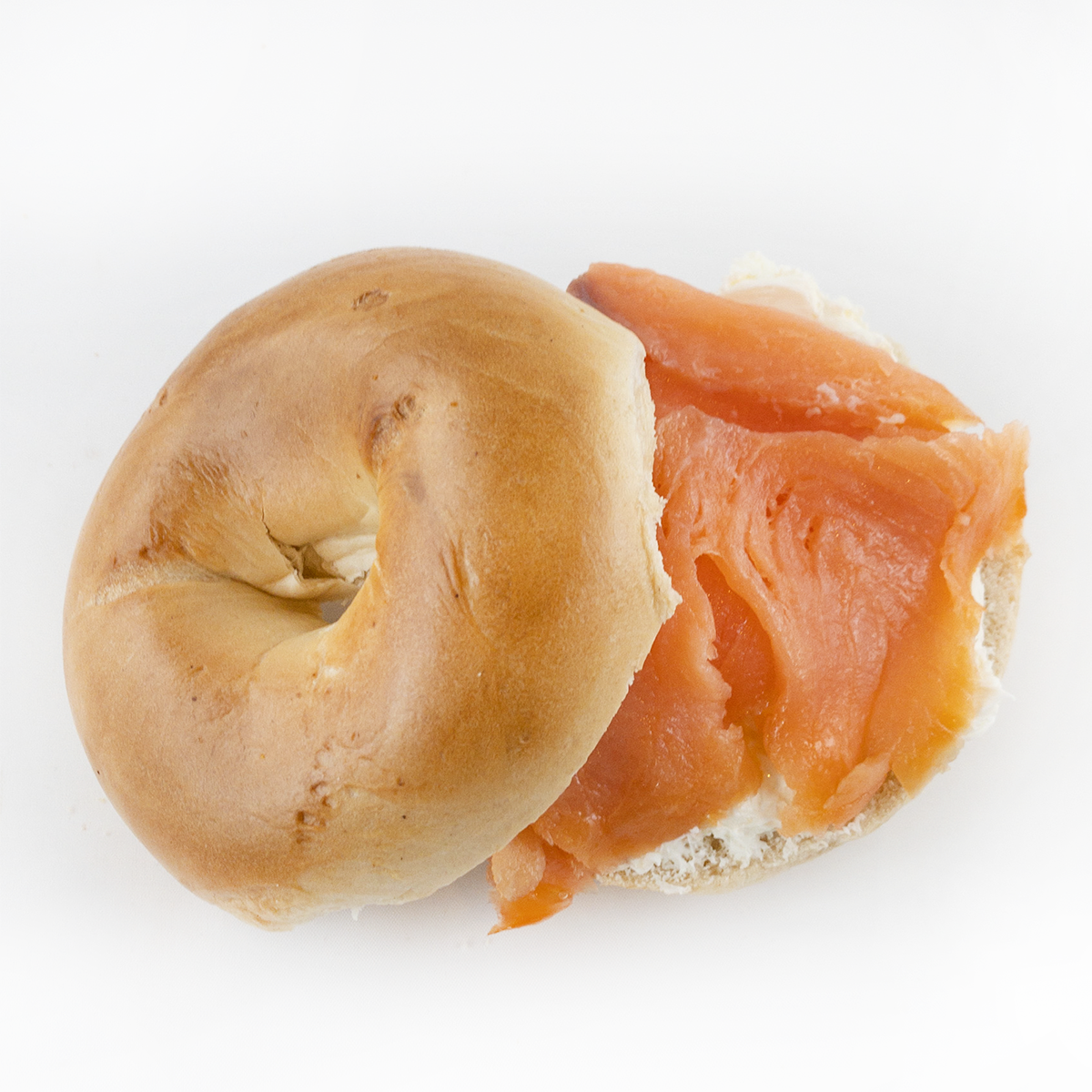 Order Bagel with Nova Salmon and Cream Cheese and Drink food online from Rosenfeld Bagels store, Newton on bringmethat.com