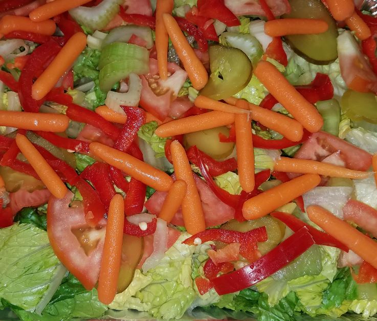 Order 42. Garden Salad food online from Crown Fried Chicken store, Worcester on bringmethat.com