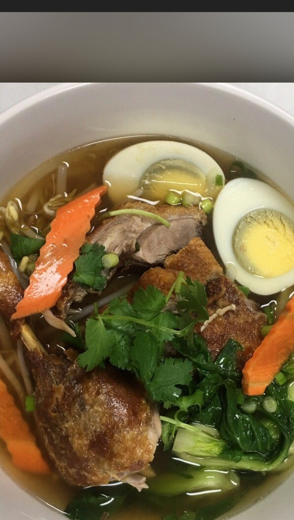 Order Duck Pho Soup food online from Thai Aroy Dee store, Drexel Hill on bringmethat.com