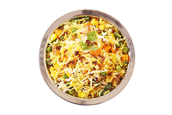 Order Vegetable Dum Biryani food online from Passage To India store, Tempe on bringmethat.com