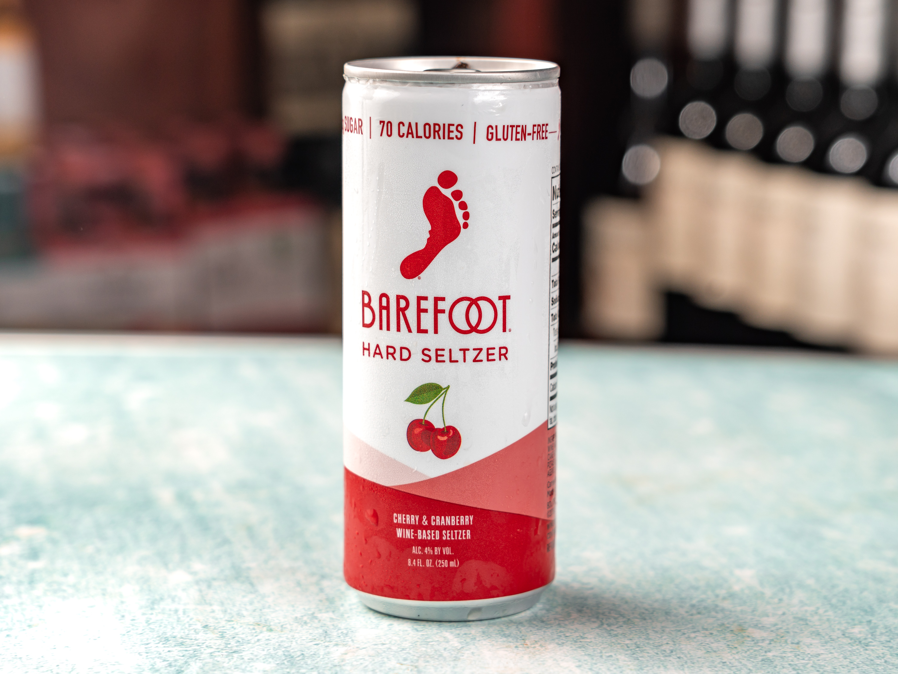 Order 250 ml Barefoot Spritzer Cherry and Cranberry food online from Shamrock Wines & Liquors store, Bronx on bringmethat.com