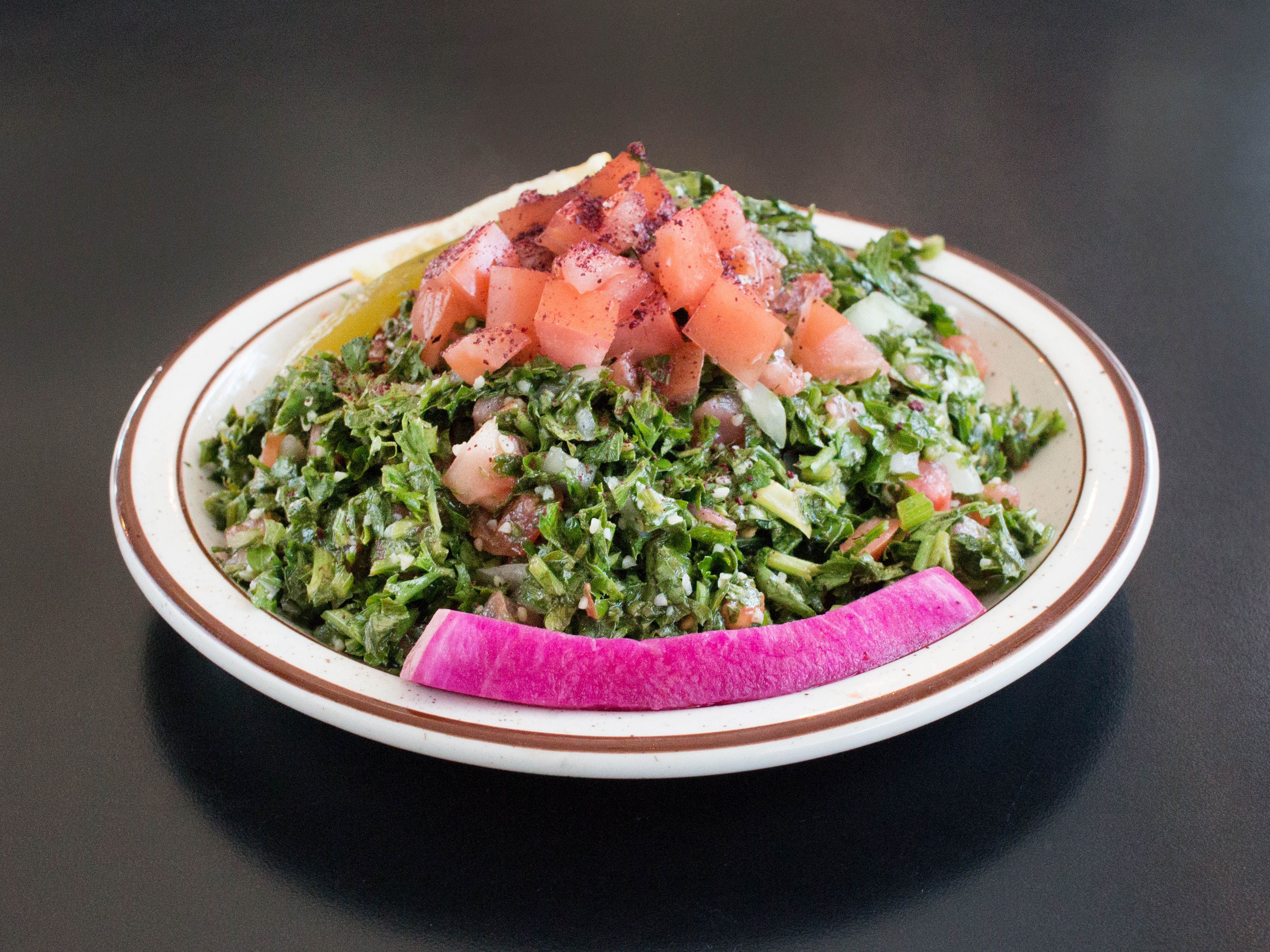 Order Tabboule Salad food online from Shish Kabob Express store, Southfield on bringmethat.com