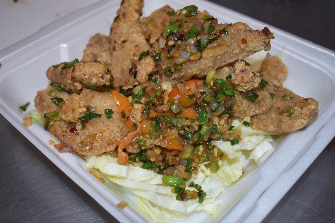 Order 27. Spicy and Salty Pork Chops  food online from Chopstix Asian Diner store, Tucson on bringmethat.com