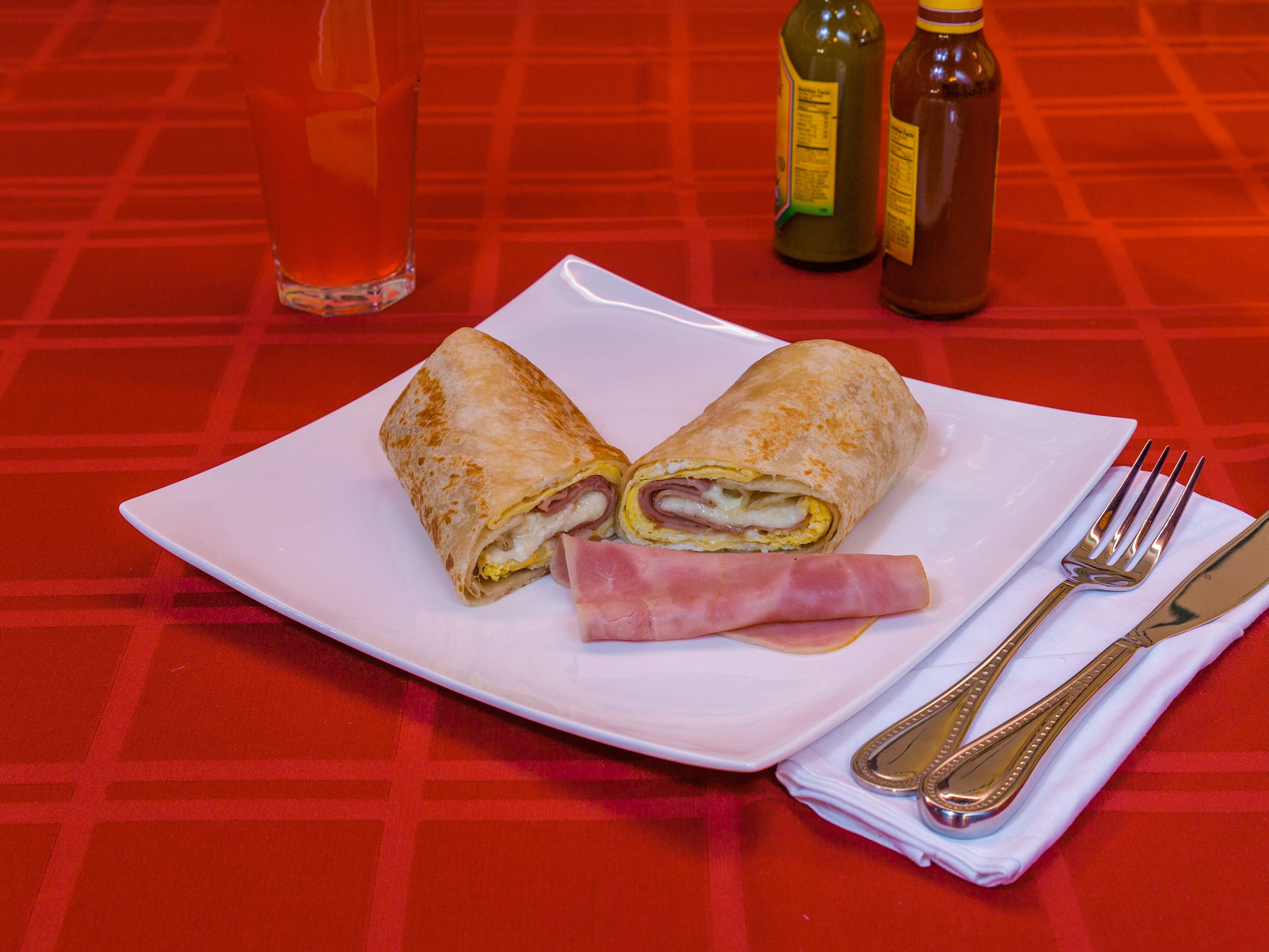 Order Grilled Ham and Egg Burrito food online from Jaimito's burritos store, Chicago on bringmethat.com