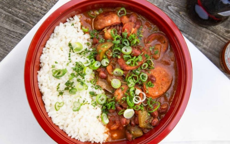 Order Red Beans N' Rice (build your own) food online from Mumbo Gumbo PDX store, Portland on bringmethat.com
