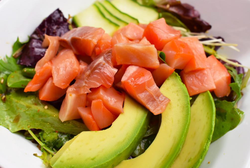 Order Smoked Salmon Salad food online from Akaya Sushi, Izakaya & Ramen store, Richardson on bringmethat.com