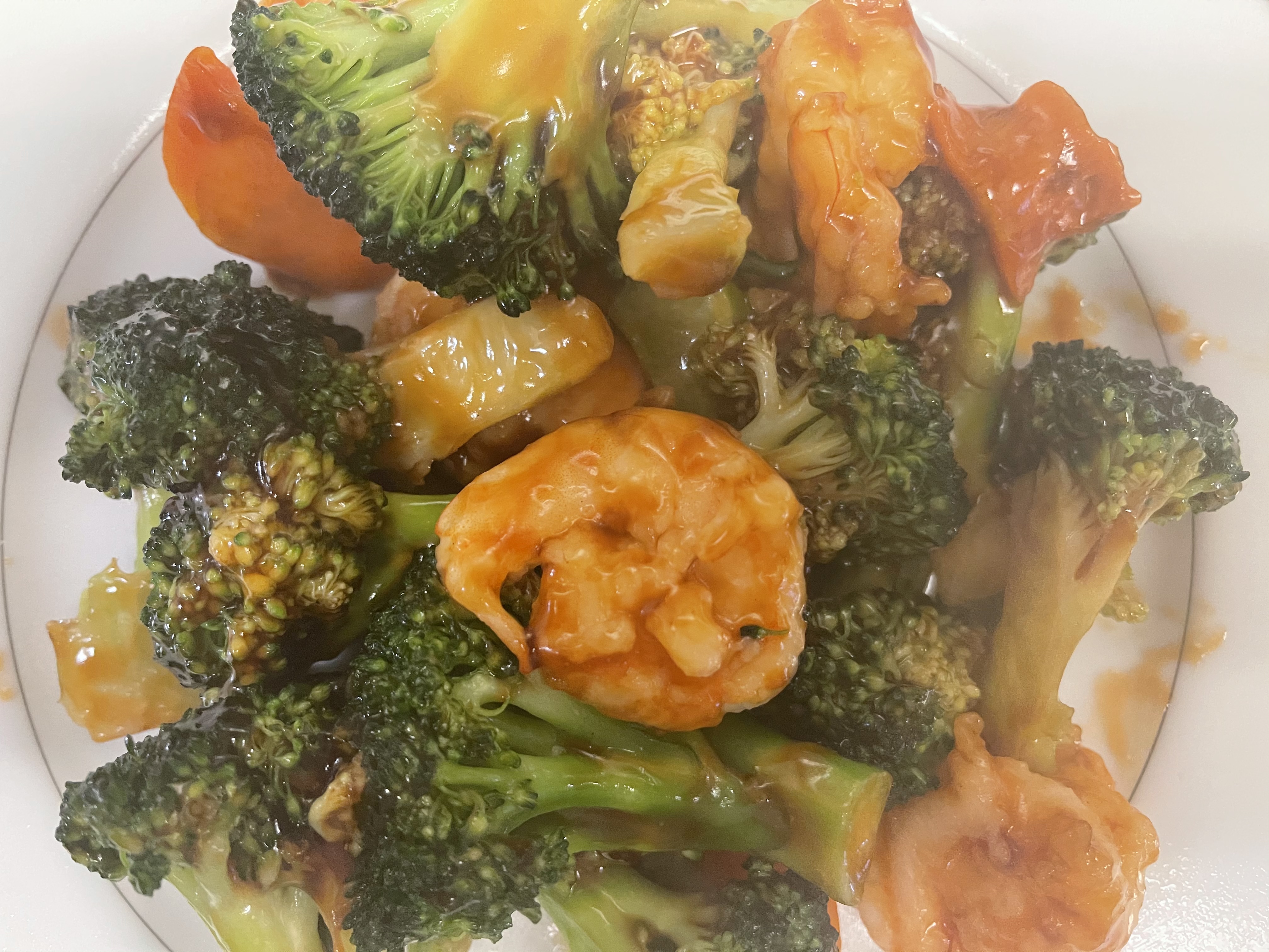 Order 101. Shrimp with Broccoli food online from The Super Wok store, Media on bringmethat.com